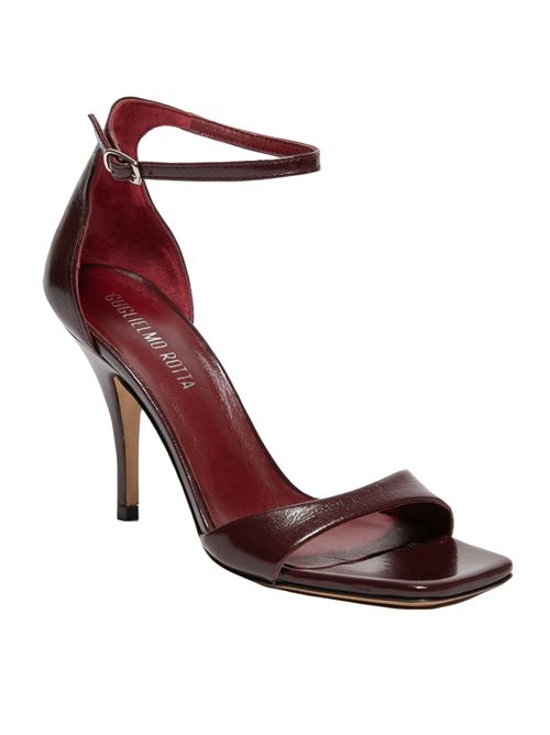 leather sandals GUGLIELMO ROTTA | 55300138FIZCANNESBURGUNDY